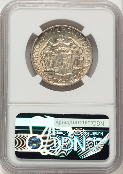 1934 50C Maryland Commemorative Silver NGC MS67