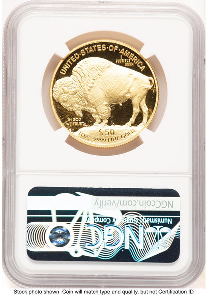 2012-W Proof Gold Buffalo 1 oz Brown Label NGC PF70