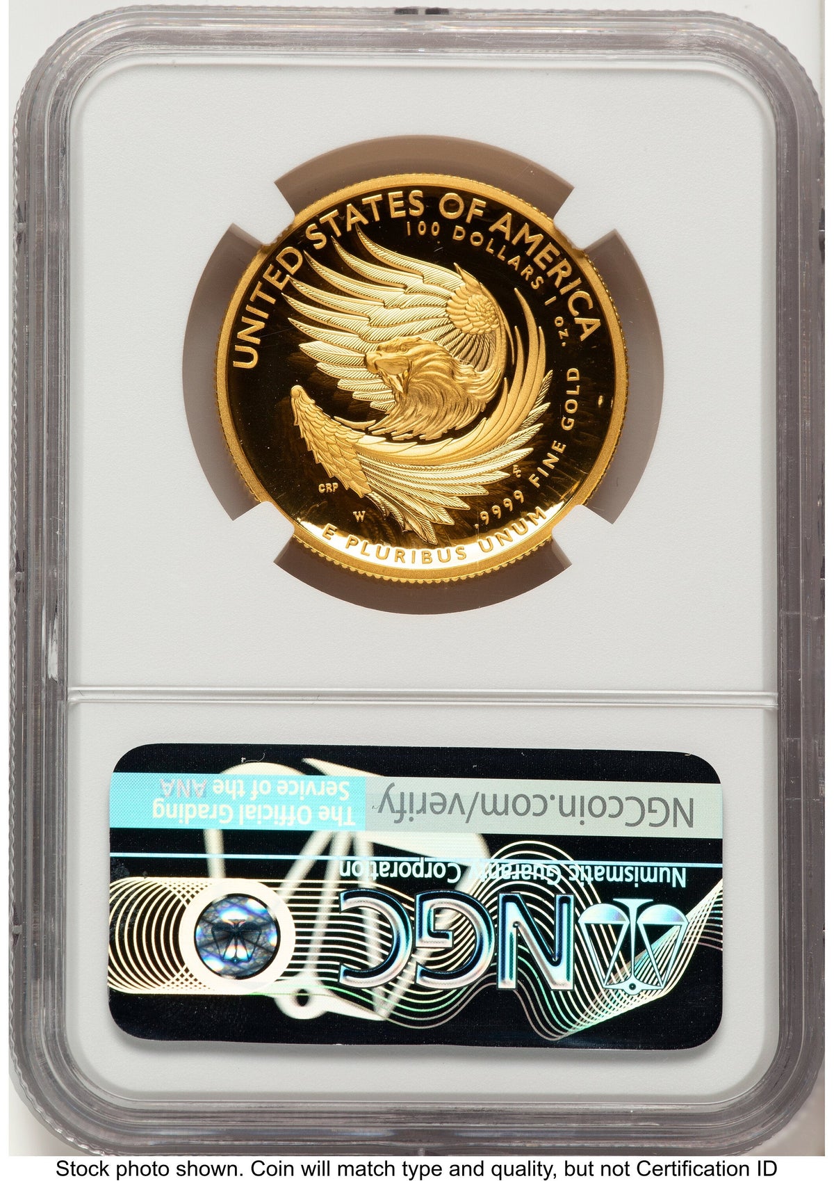 2025-W G$100 American Liberty High Relief Oklahoma City ANA Bunting Flag NGC PF70