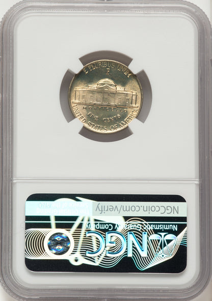 1943/2-P 5C Jefferson Nickel NGC MS67