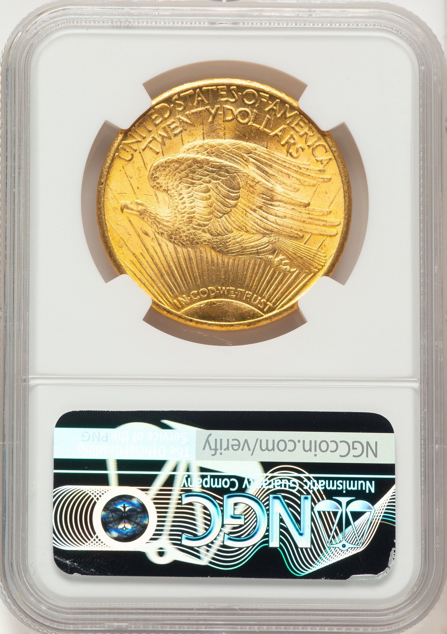 1925 $20 Saint-Gaudens Double Eagle NGC MS66+