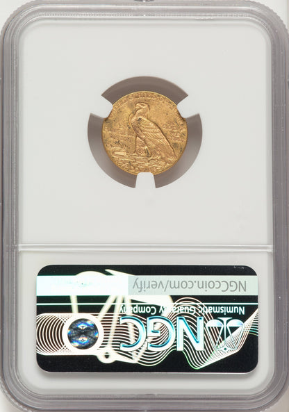 1913 $2.50 Indian Quarter Eagle NGC MS62