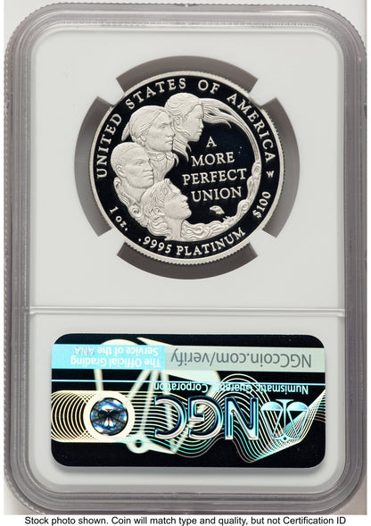 2009-W Proof Platinum Eagle 1 oz Don Everhart NGC PF70