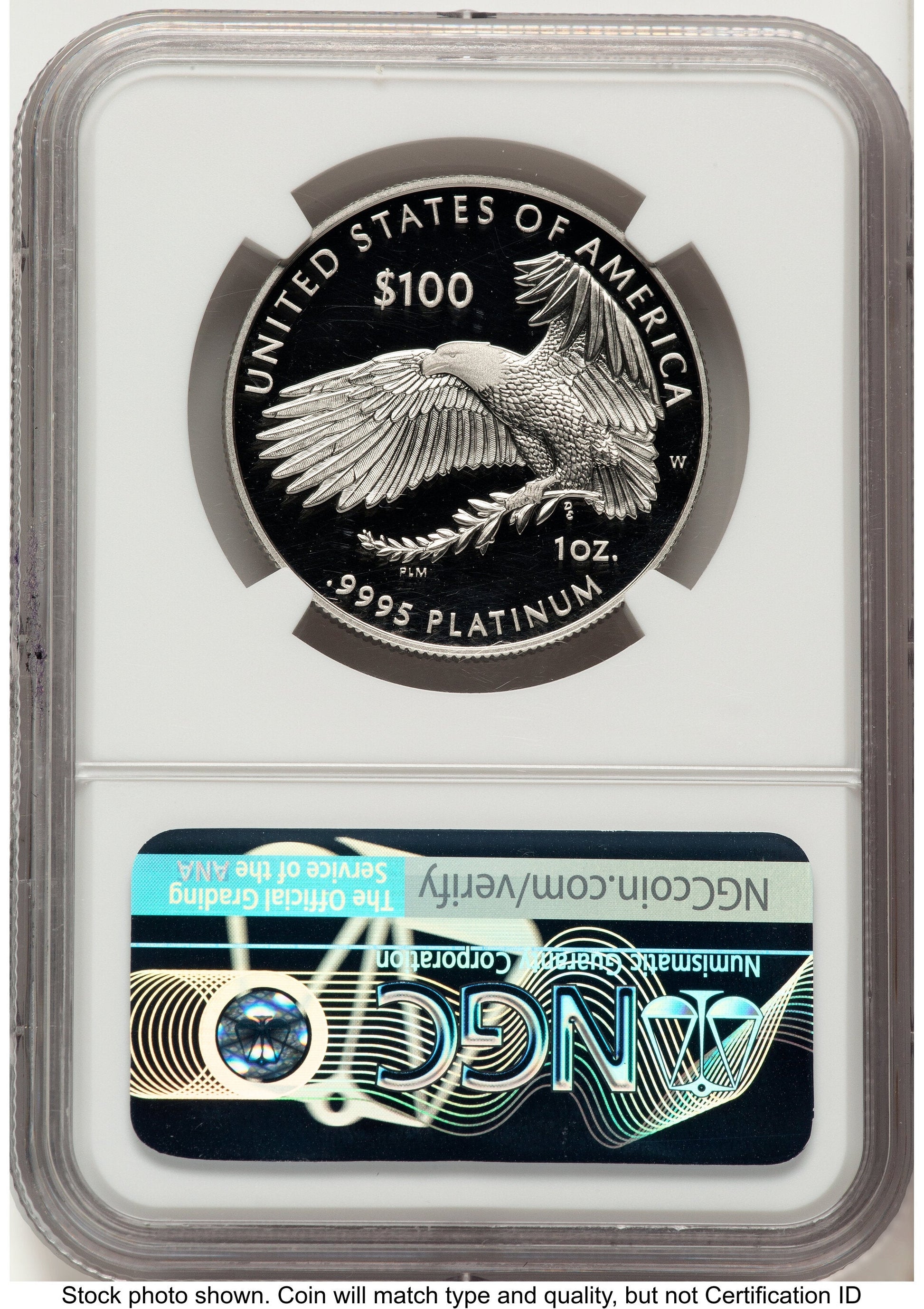 2023-W Proof Platinum Eagle 1 oz Don Everhart NGC PF70