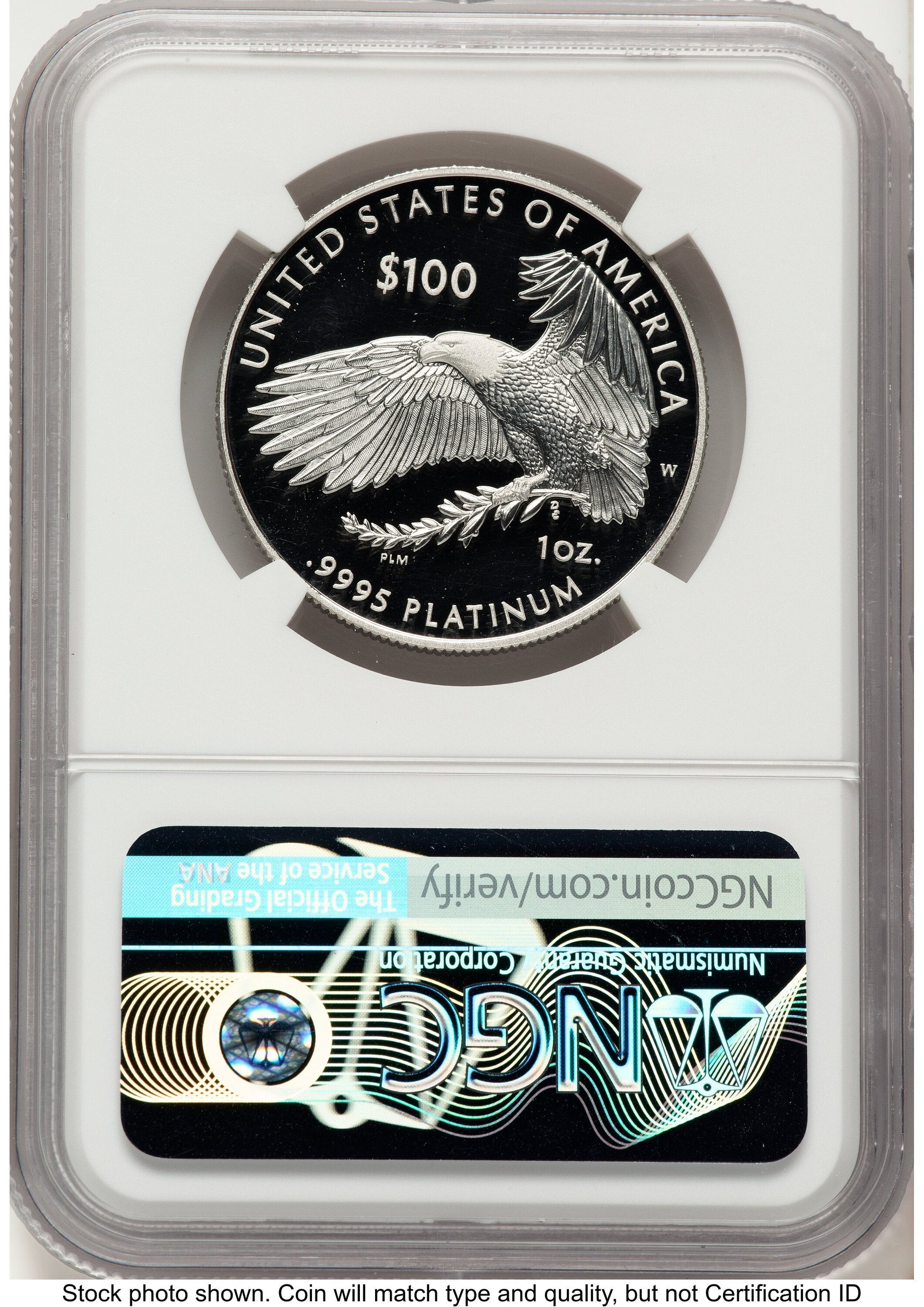 2021-W Proof Platinum Eagle 1 oz Don Everhart NGC PF70