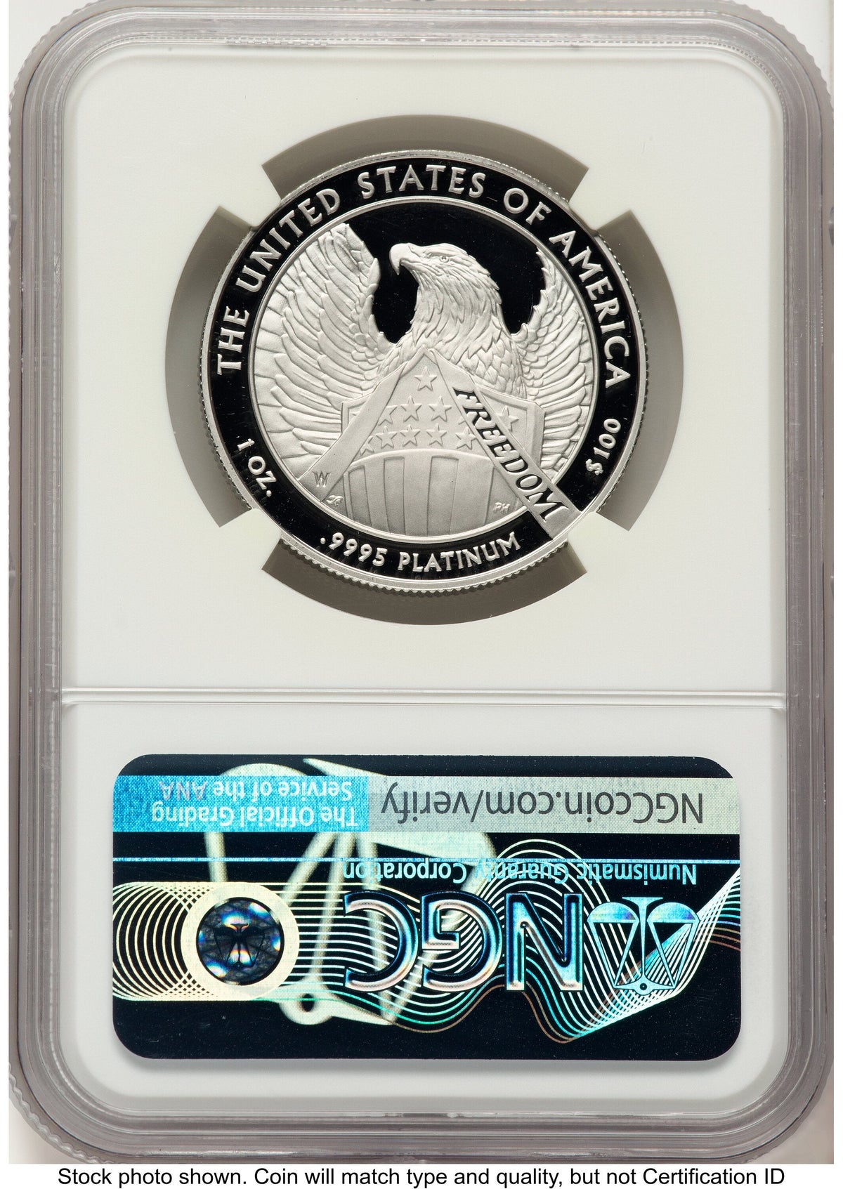 2007-W Proof Platinum Eagle 1 oz Don Everhart NGC PF70