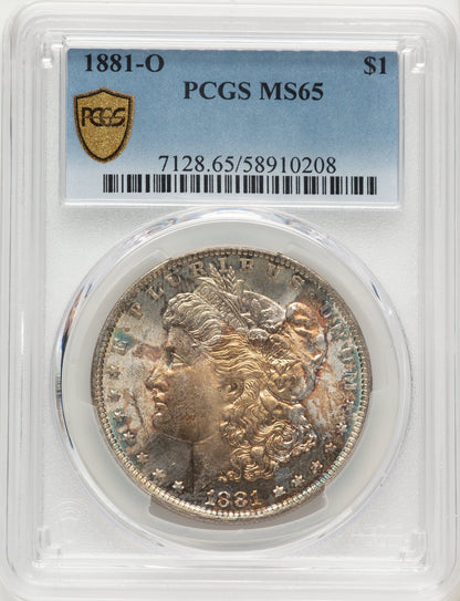 1881-O Morgan Dollar PCGS MS65
