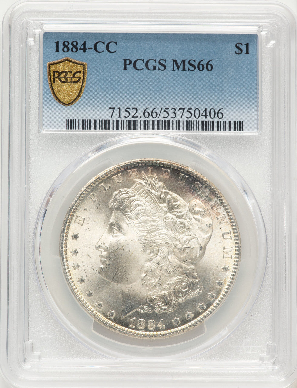 1884-CC Morgan Dollar PCGS MS66
