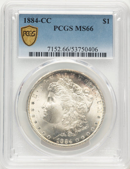 1884-CC Morgan Dollar PCGS MS66