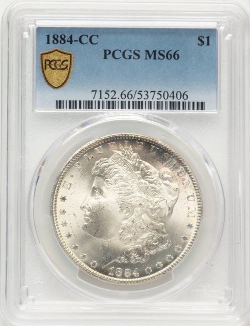 1884-CC Morgan Dollar PCGS MS66