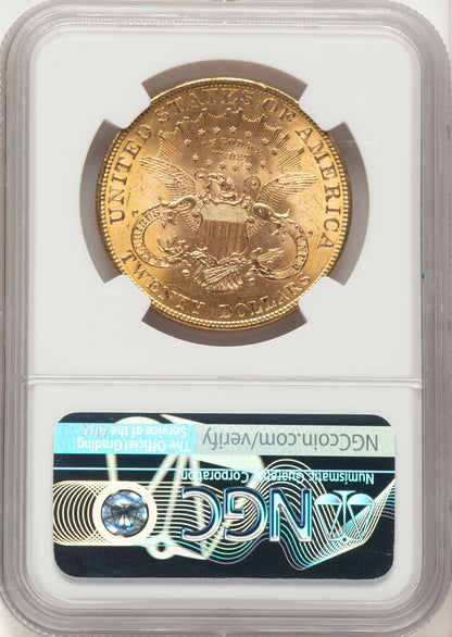 1901 $20 Brown Label Liberty Double Eagle NGC MS64