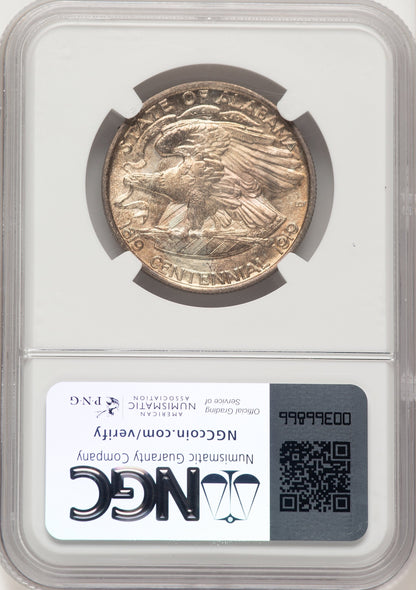 1921 50C Alabama Commemorative Silver NGC MS67