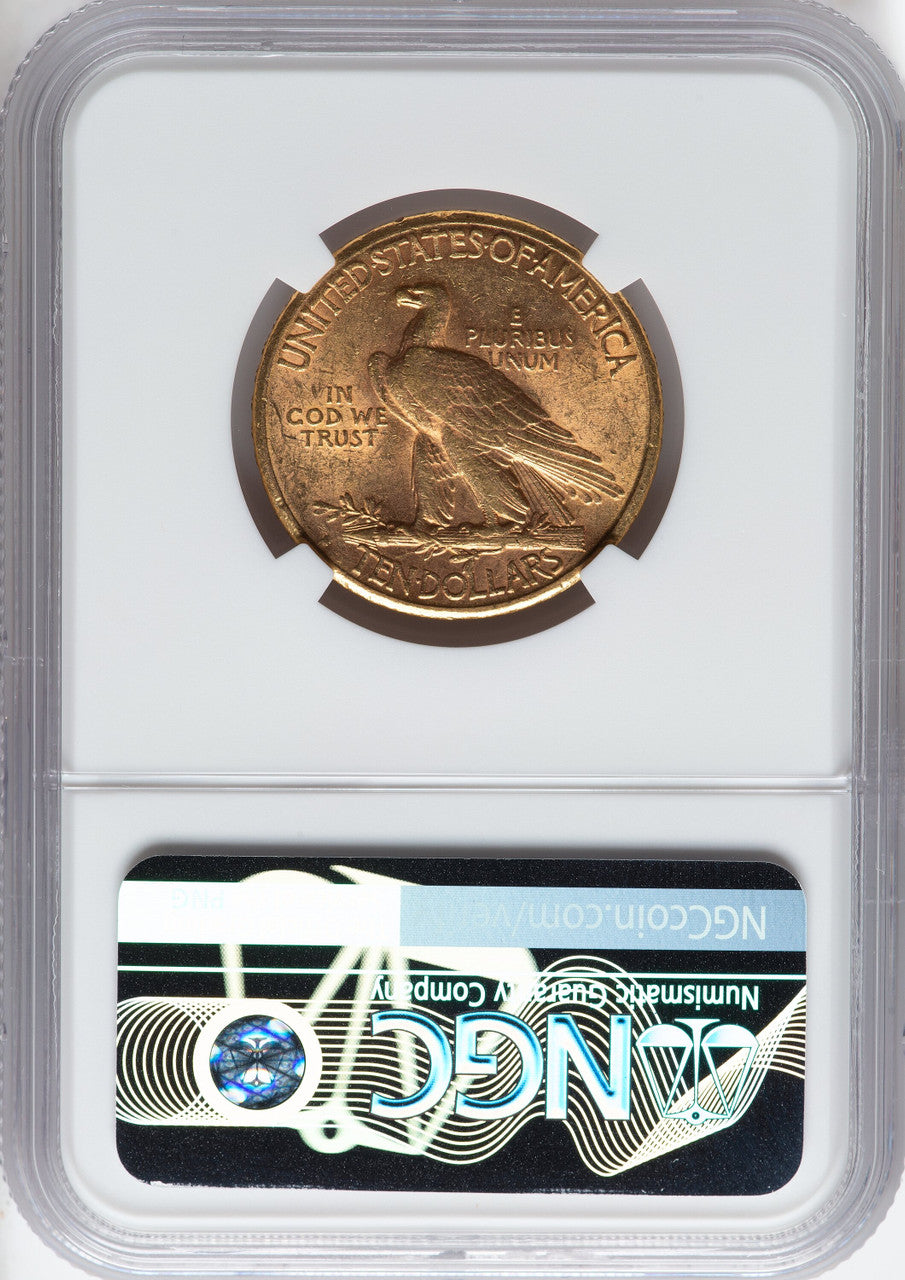 1910-S $10 Indian Eagle NGC AU58