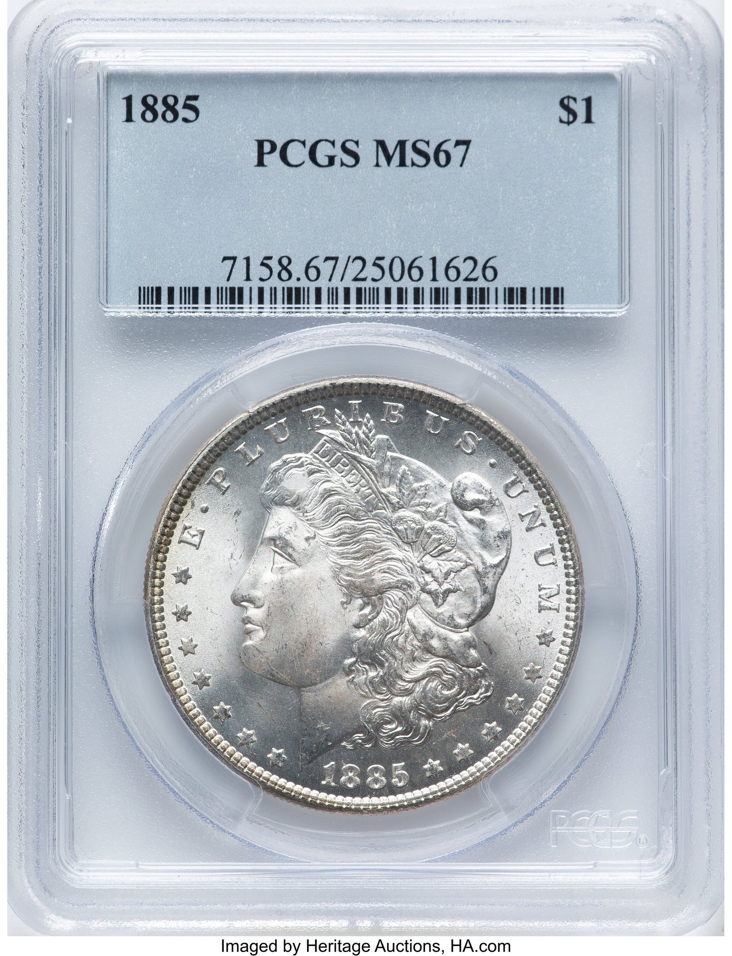 1885 Morgan Dollar PCGS MS67