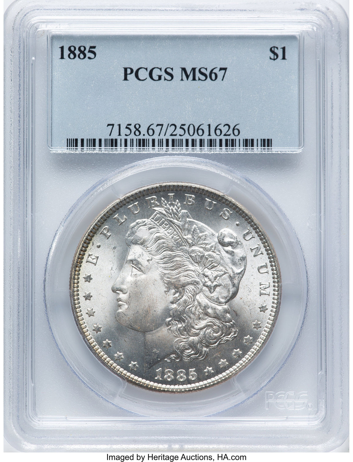 1885 Morgan Dollar PCGS MS67