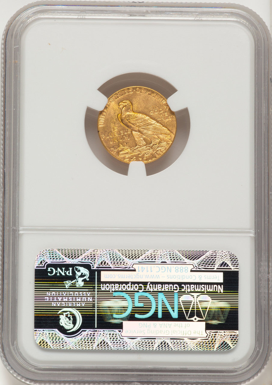 1929 $2.50 Indian Quarter Eagle NGC MS65