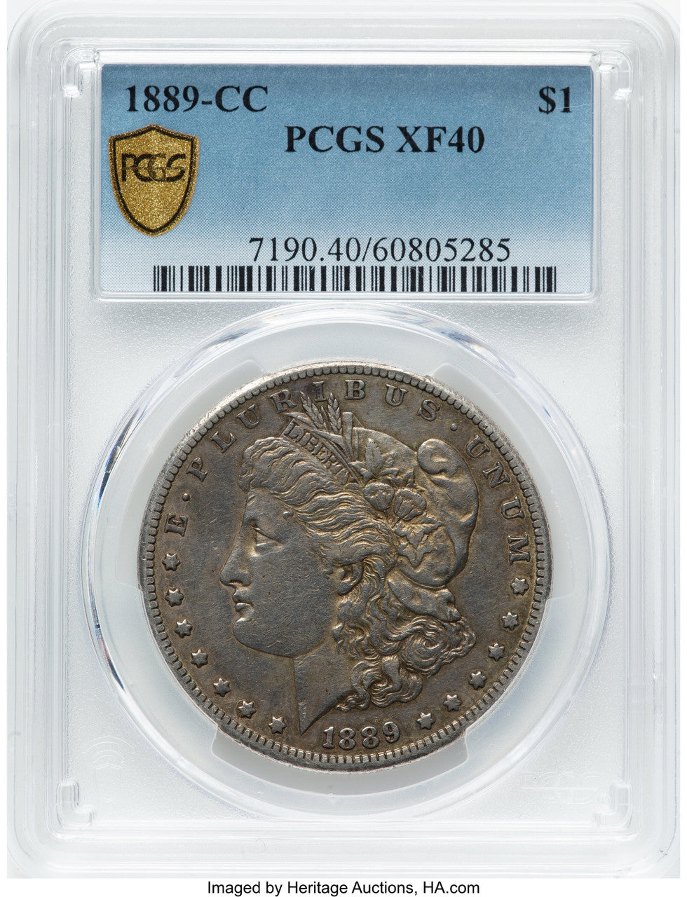 1889-CC Morgan Dollar PCGS XF40