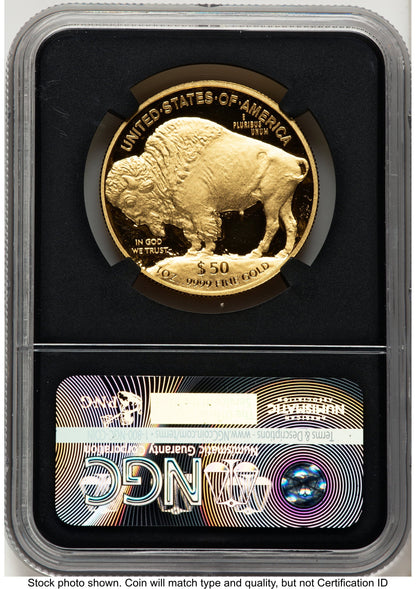 2017-W Proof Gold Buffalo 1 oz ER John Blue NGC PF70 Mercanti