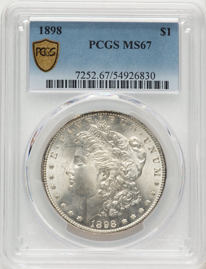 1898 Morgan Dollar PCGS MS67