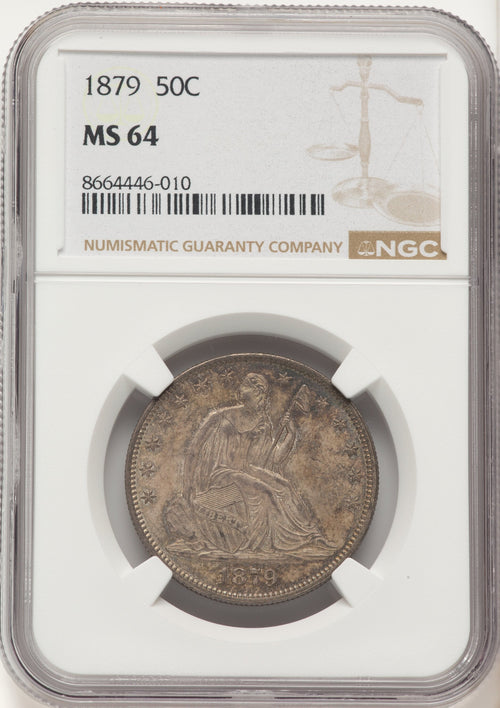 1879 50C Seated Half Dollar NGC MS64