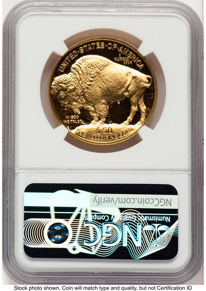 2025-W Proof Gold Buffalo 1 oz FDI Mike Castle NGC PF70