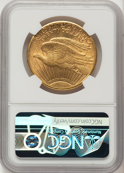 1908-S $20 Saint-Gaudens Double Eagle NGC AU58