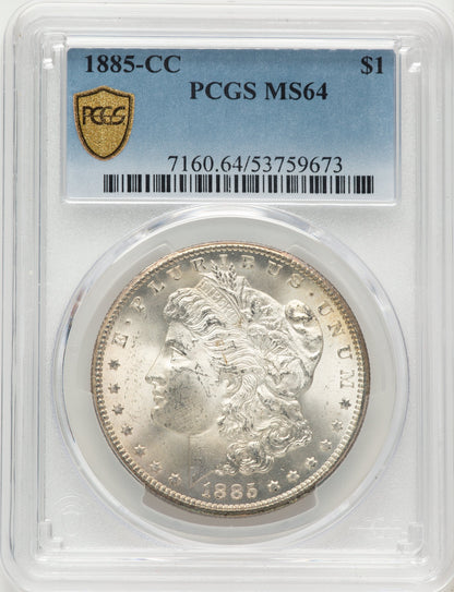 1885-CC Morgan Dollar PCGS MS64