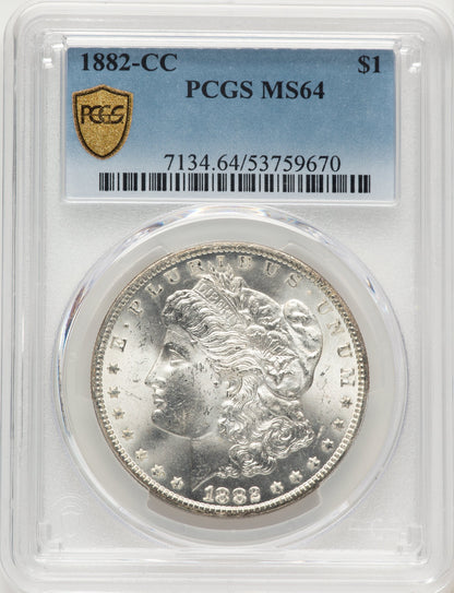 1882-CC Morgan Dollar PCGS MS64