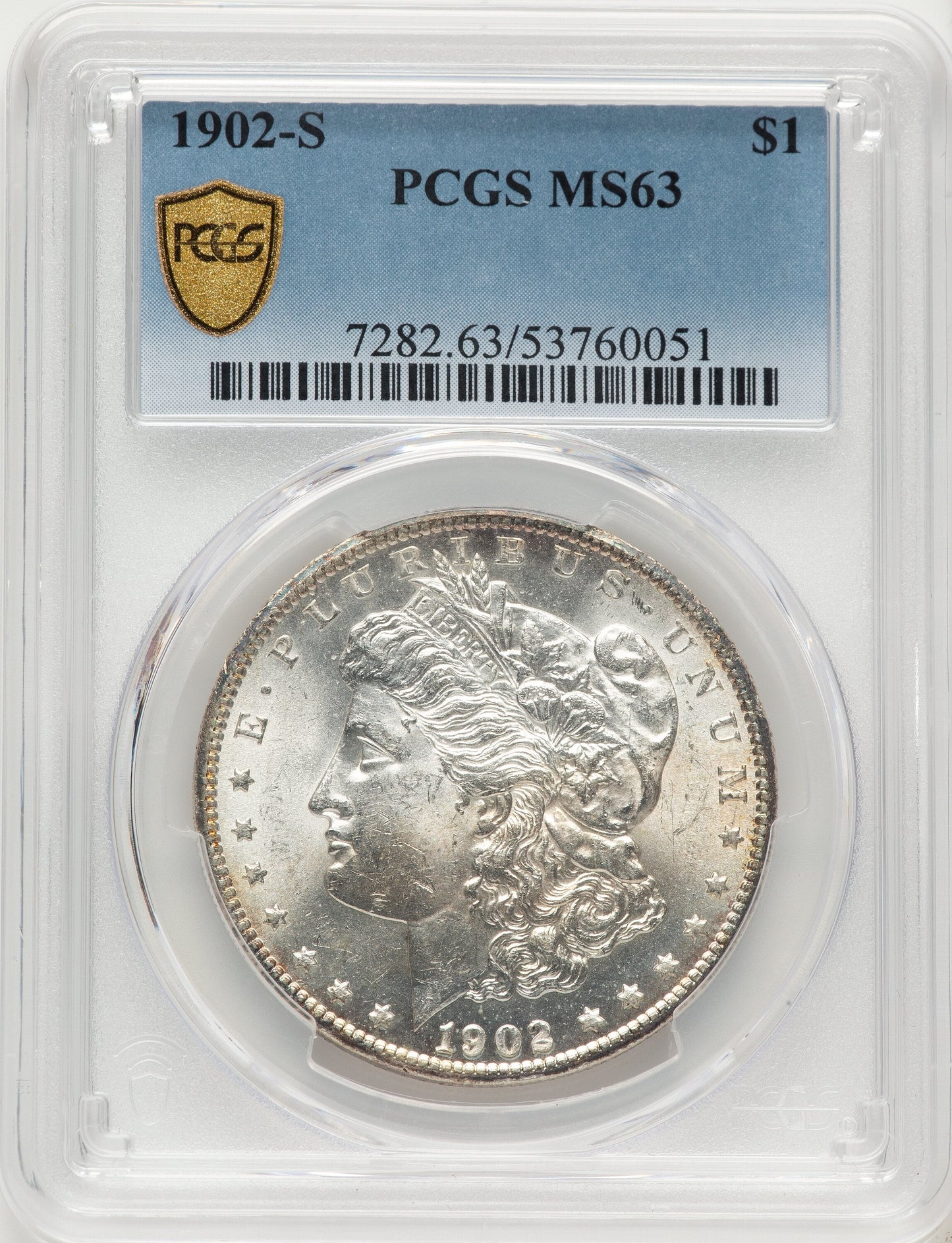 1902-S Morgan Dollar PCGS MS63