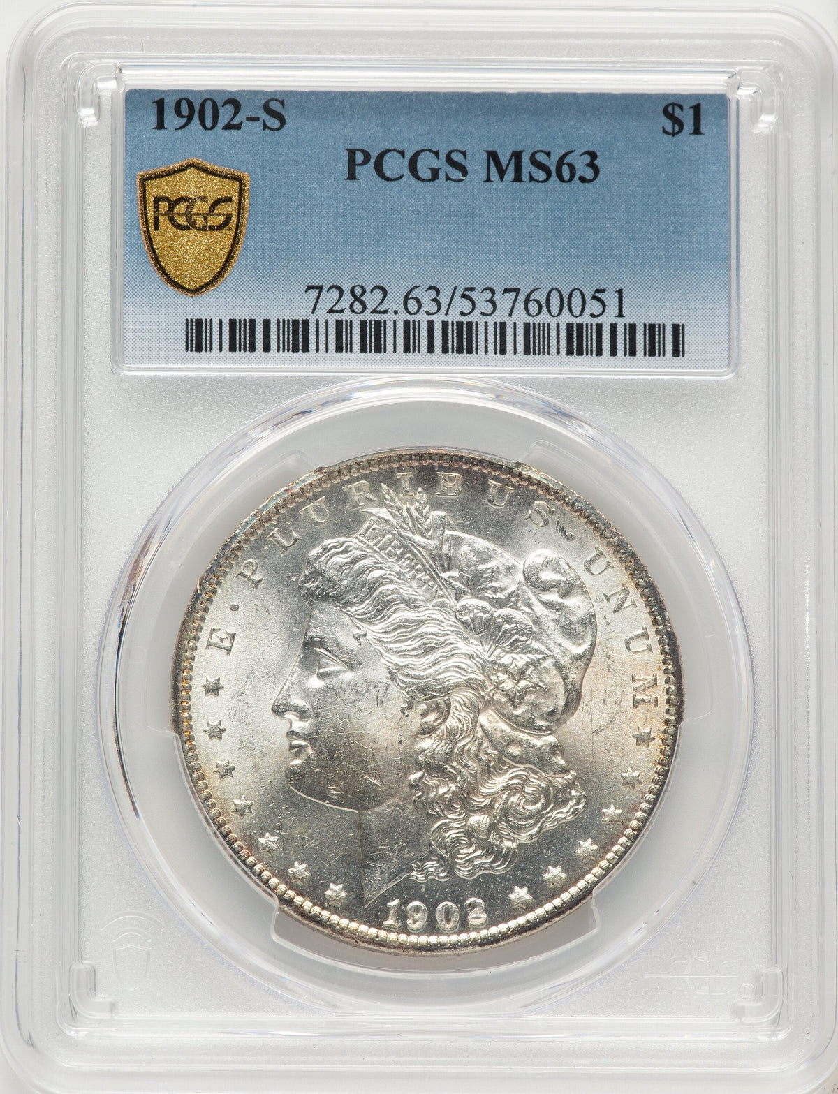 1902-S Morgan Dollar PCGS MS63