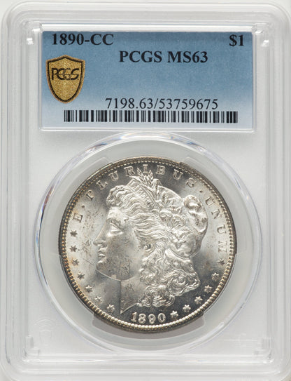 1890-CC Morgan Dollar PCGS MS63