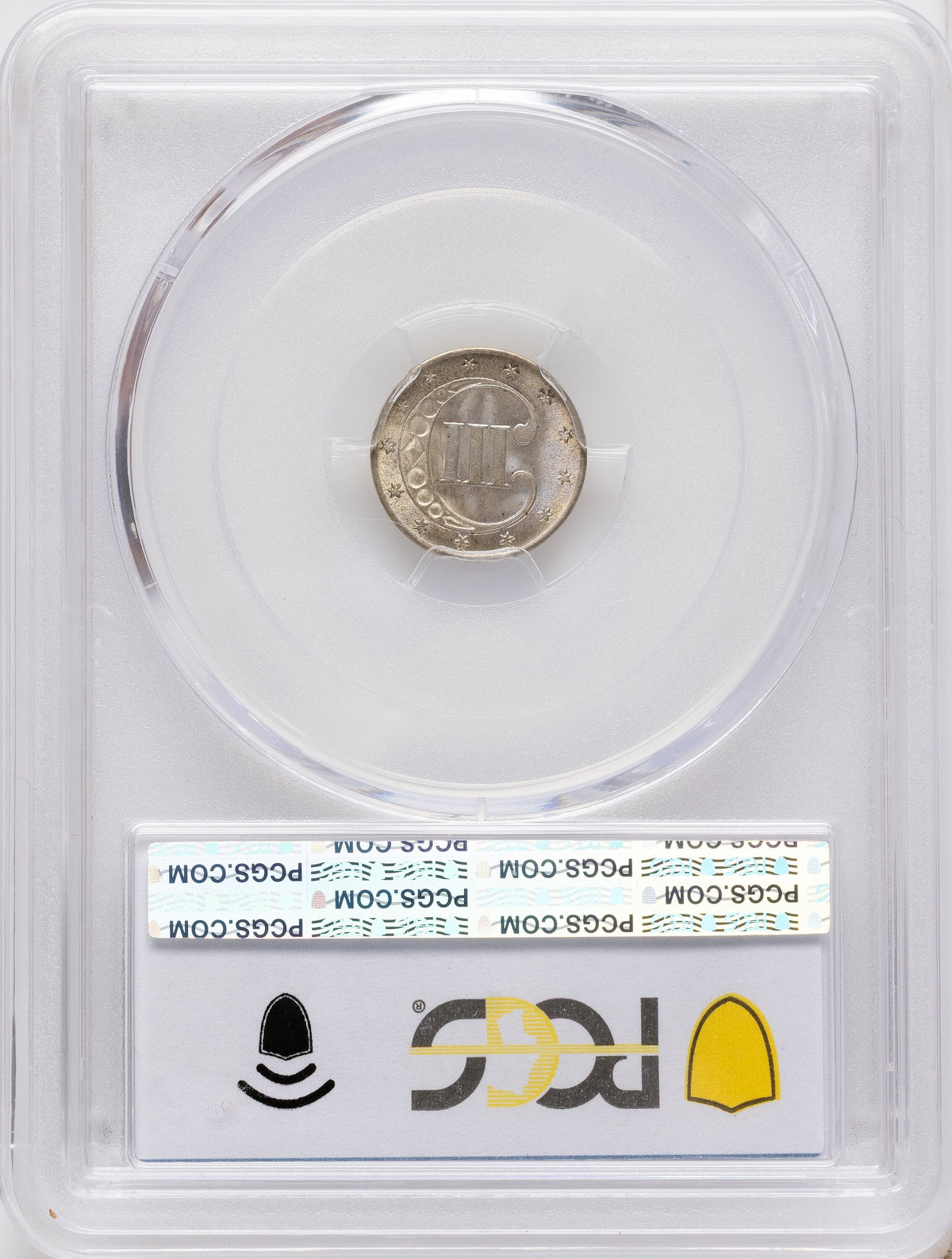 1852 3CS Three Cent Silver PCGS MS66