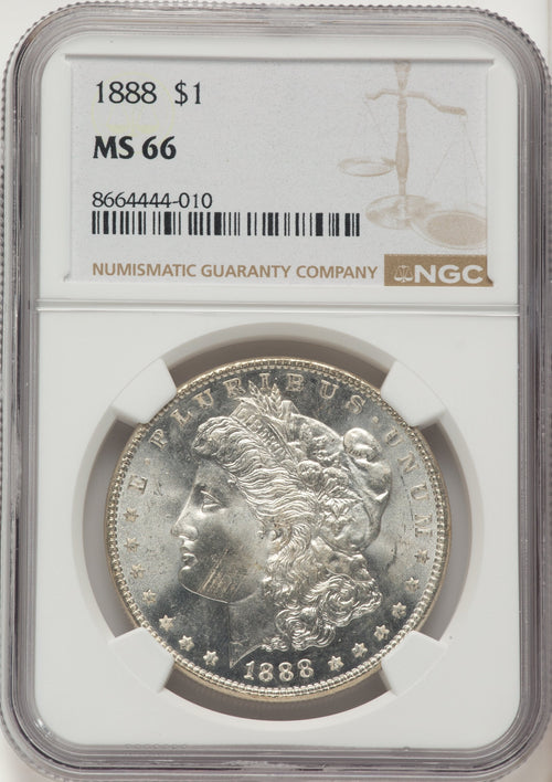 1888 Morgan Dollar NGC MS66