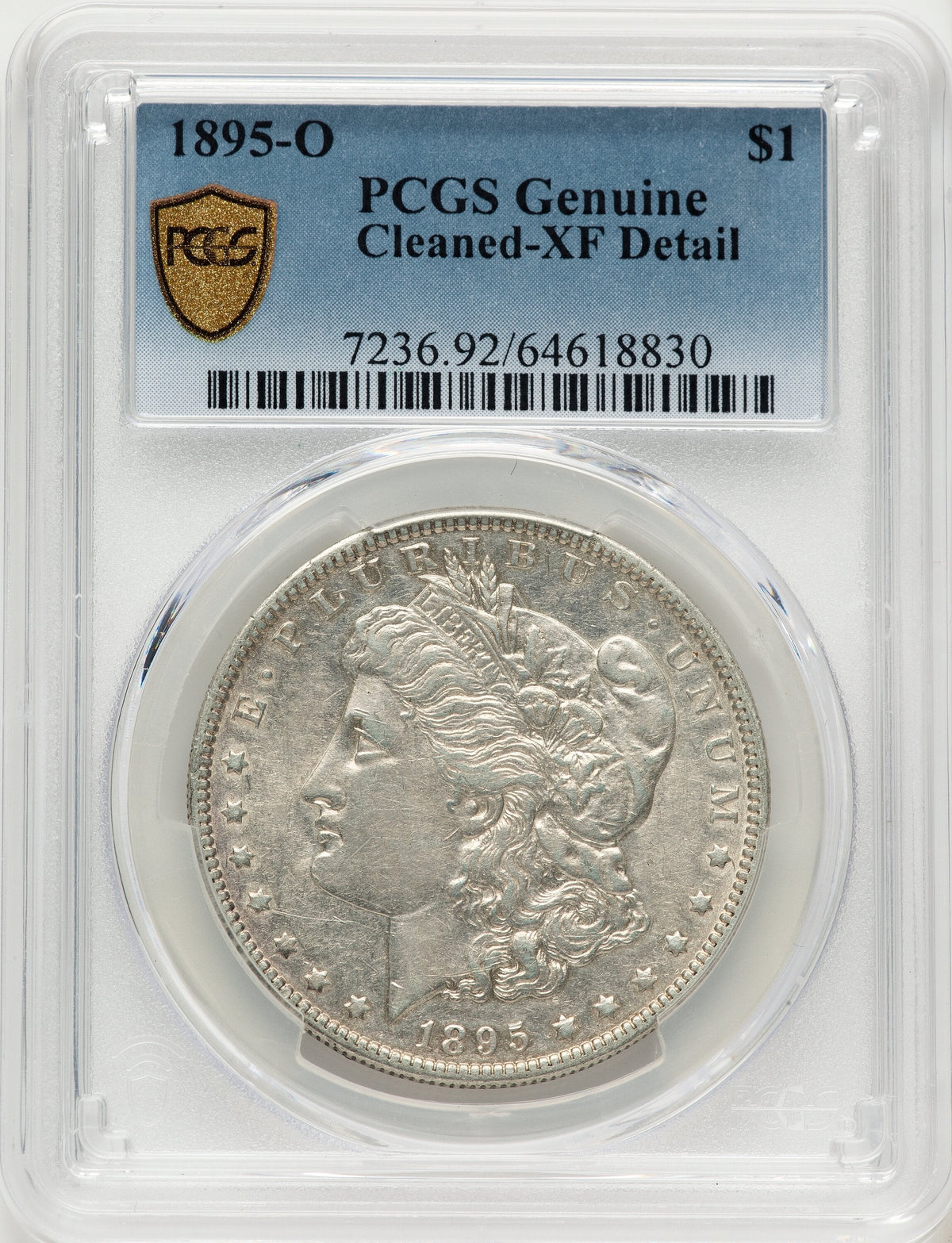 1895-O Genuine Morgan Dollar Genuine PCGS XF40