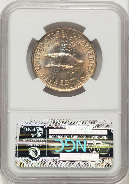 1936 50C Wisconsin Commemorative Silver NGC MS67