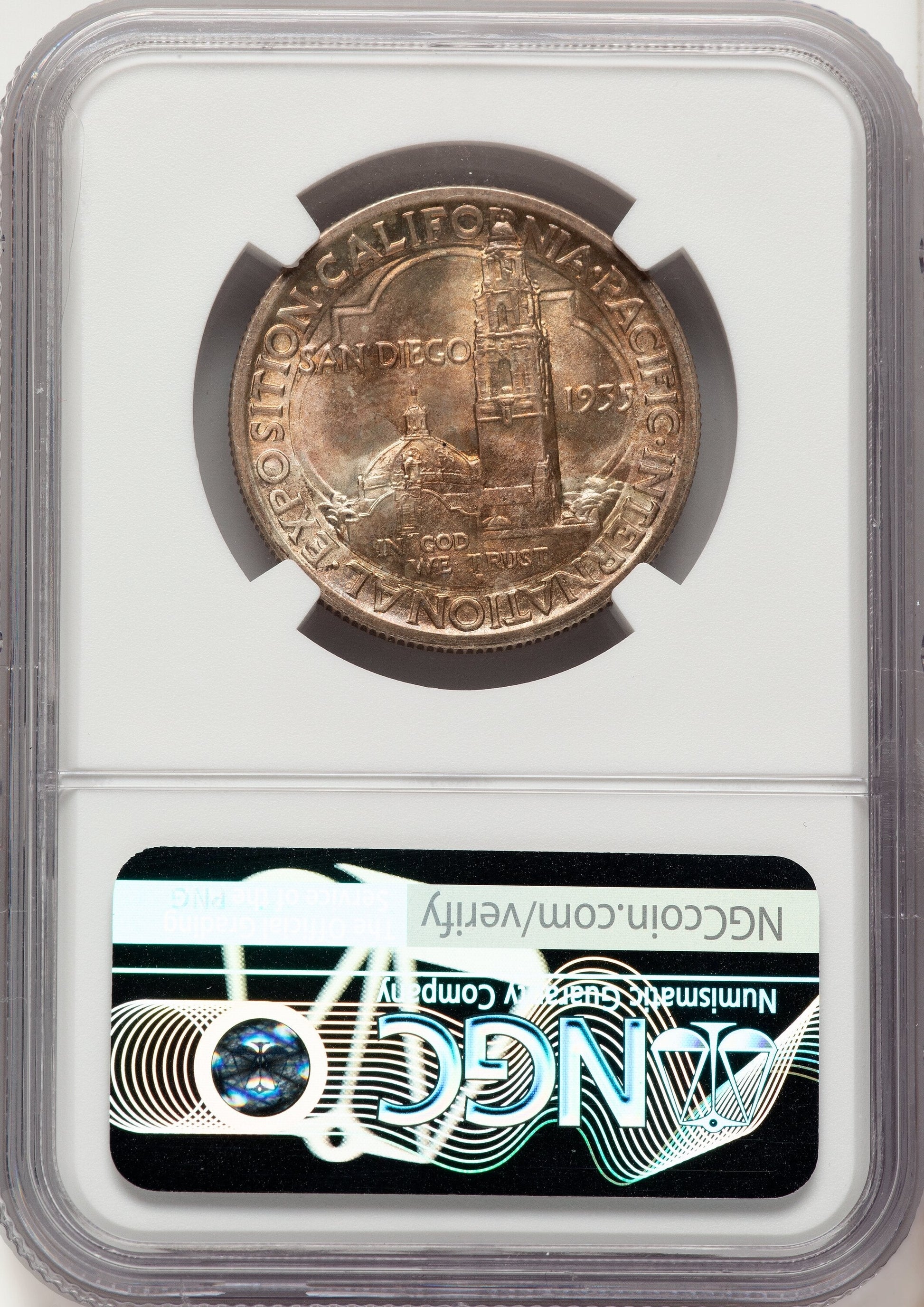 1935-S 50C San Diego Commemorative Silver NGC MS67