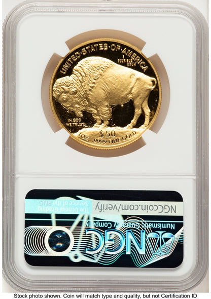 2024-W Proof Gold Buffalo 1 oz Bison Label NGC PF70