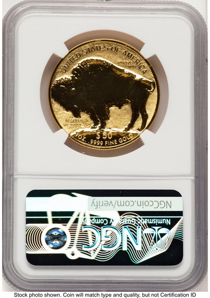 2013-W Reverse Proof Gold Buffalo 1 oz Mike Castle NGC PF70