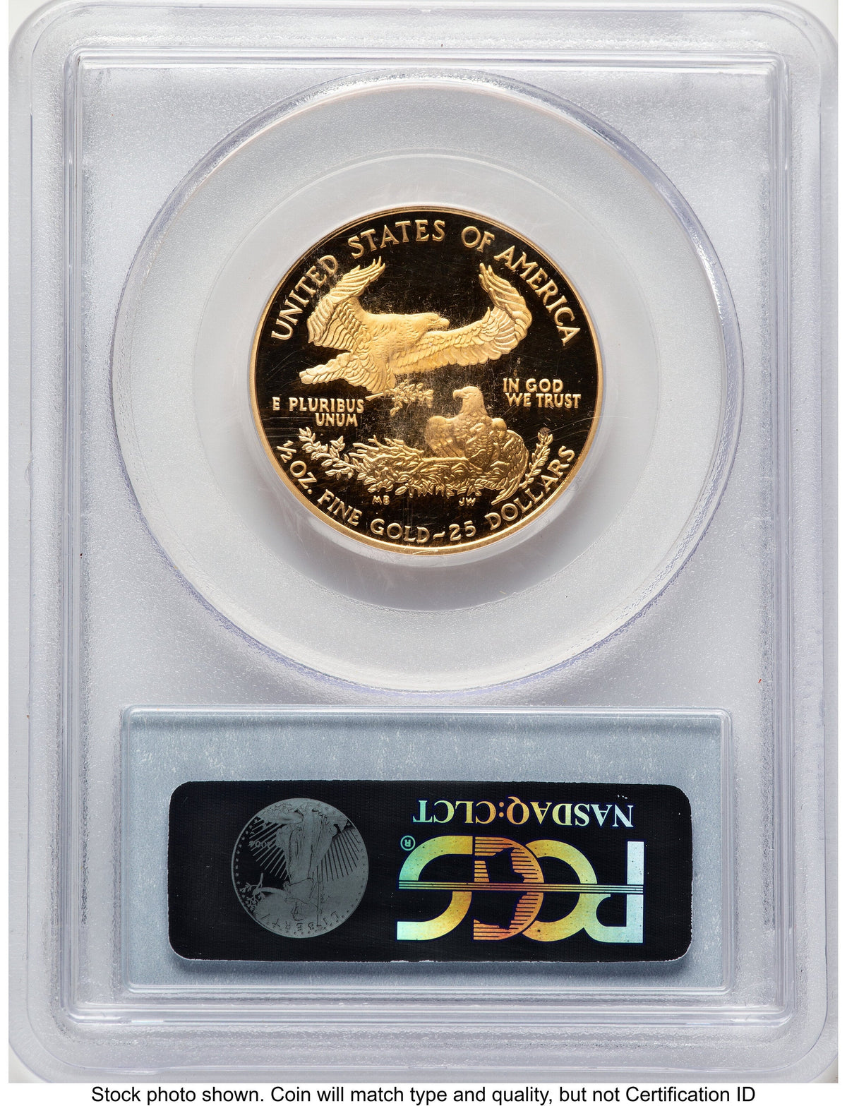 2005-W Proof Gold Eagle 1/2 oz Blue Label PCGS PR70