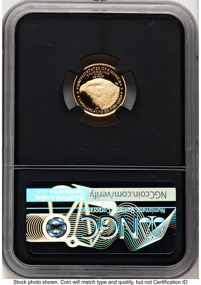 2021-W Type 2 Proof Gold Eagle 1/10 oz ER David J Ryder Mint Director's Series NGC PF70