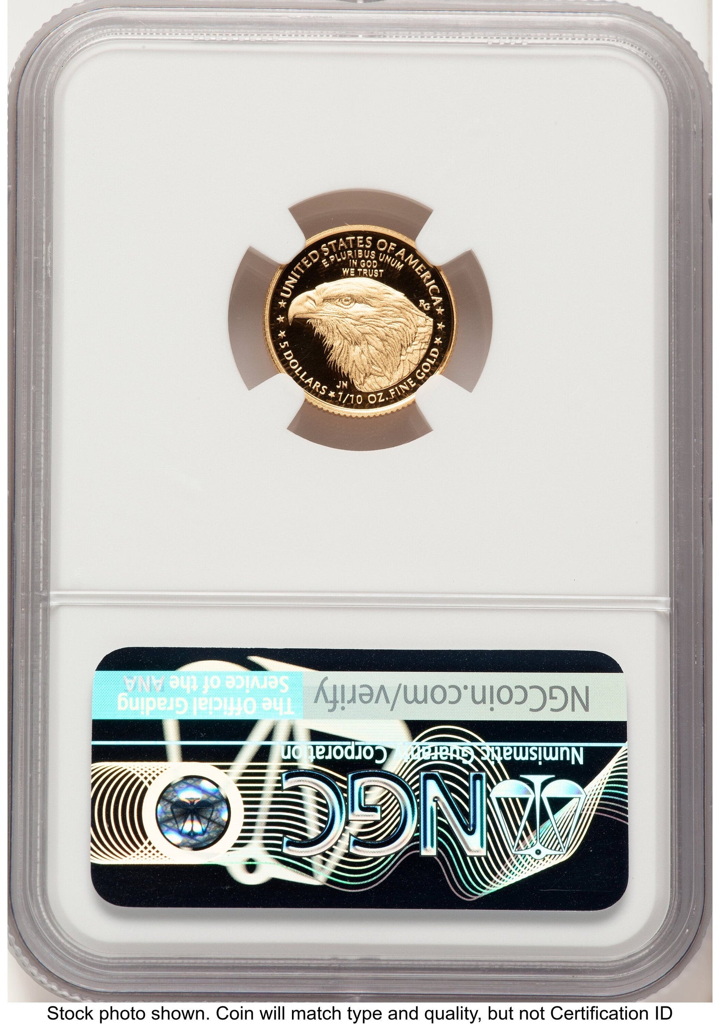 2021-W Type 2 Proof Gold Eagle 1/10 oz FDI Mike Castle NGC PF70