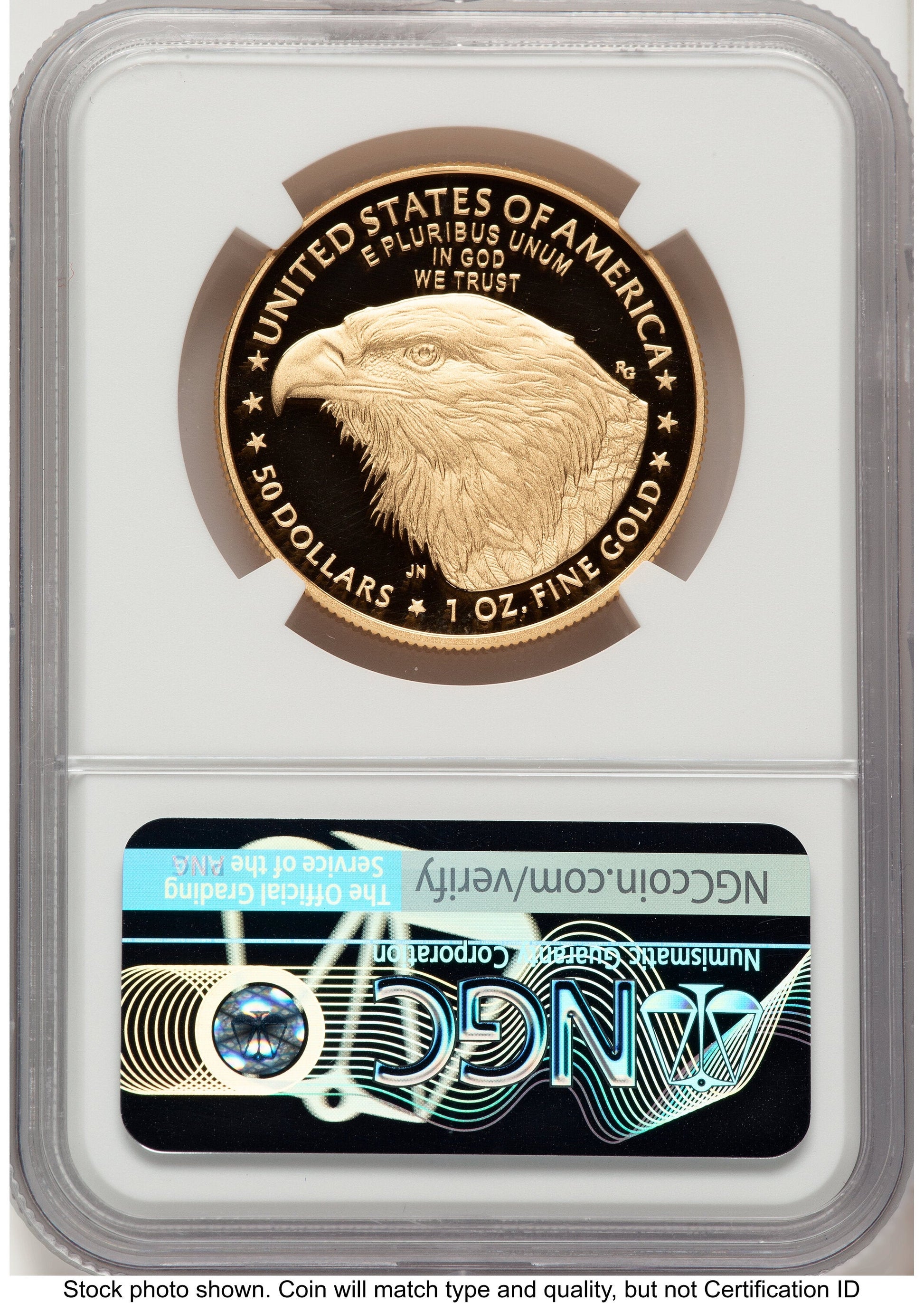 2022-W Proof Gold Eagle 1 oz AR Standard NGC PF70