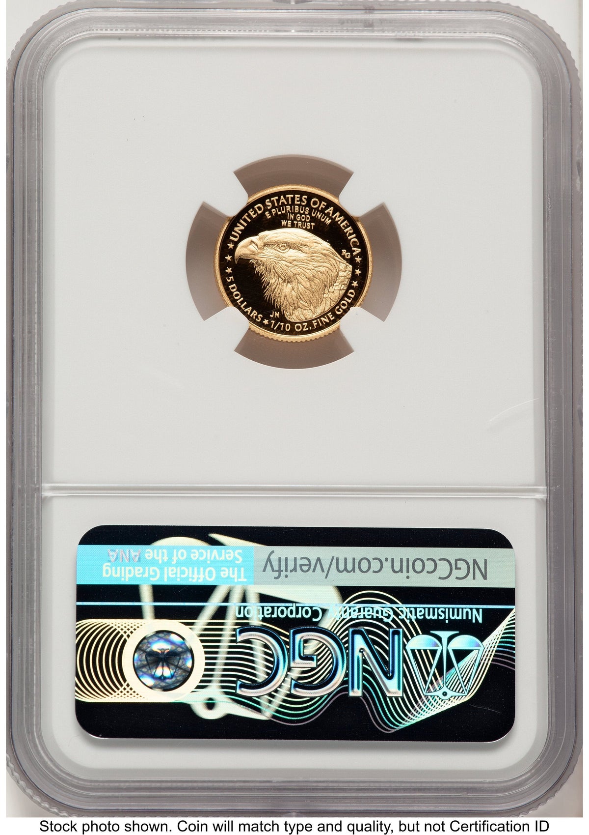 2022-W Proof Gold Eagle 1/10 oz AR Standard NGC PF70