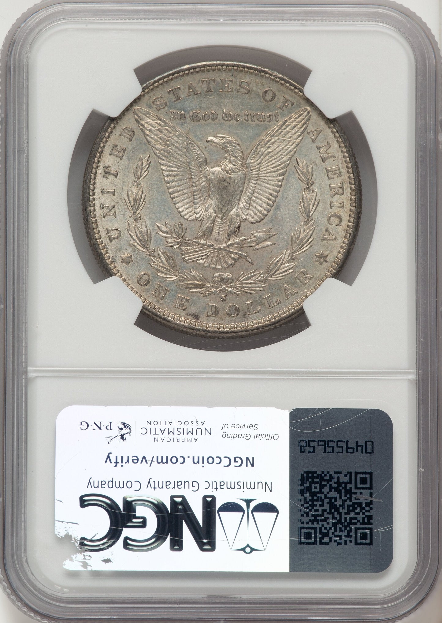 1884-S Morgan Dollar NGC AU55