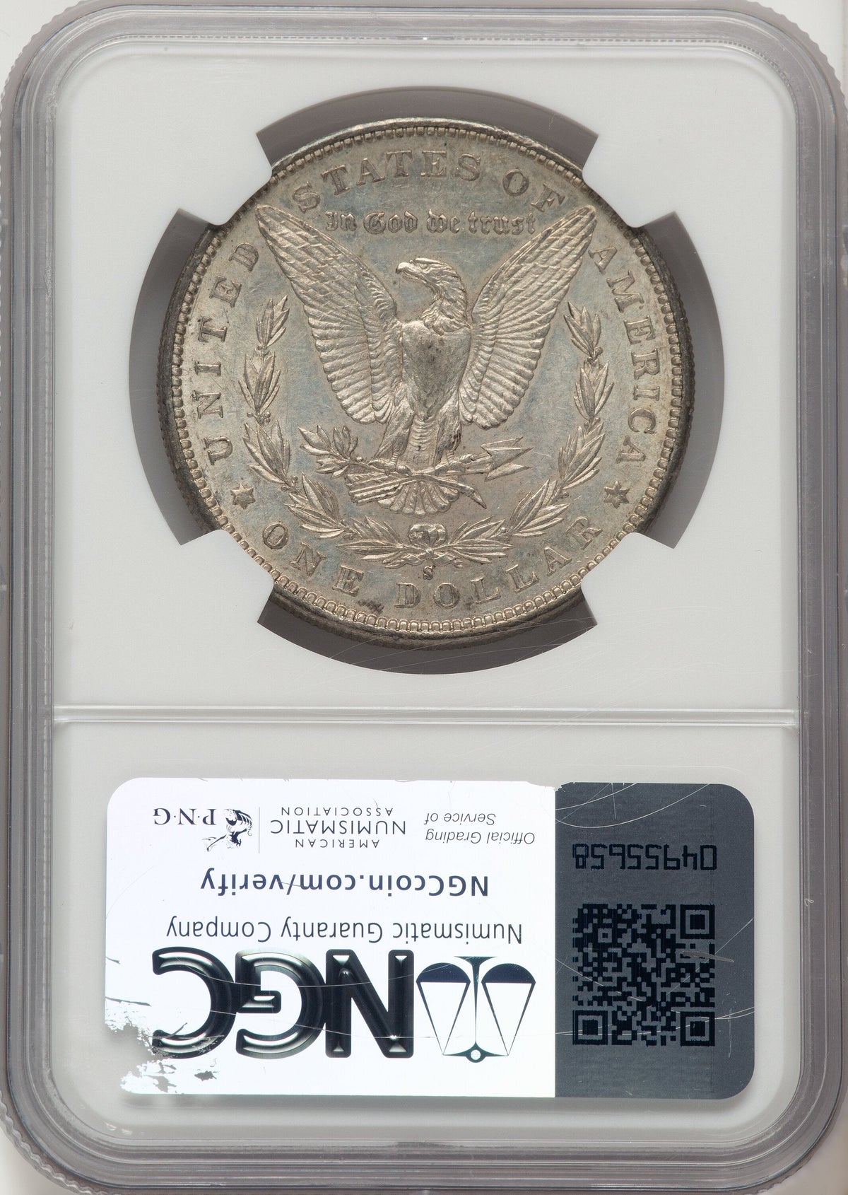 1884-S Morgan Dollar NGC AU55