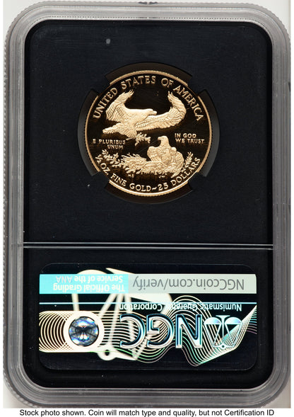 2019-W Proof Gold Eagle 1/2 oz FDI Washington NGC PF70 Ed Moy