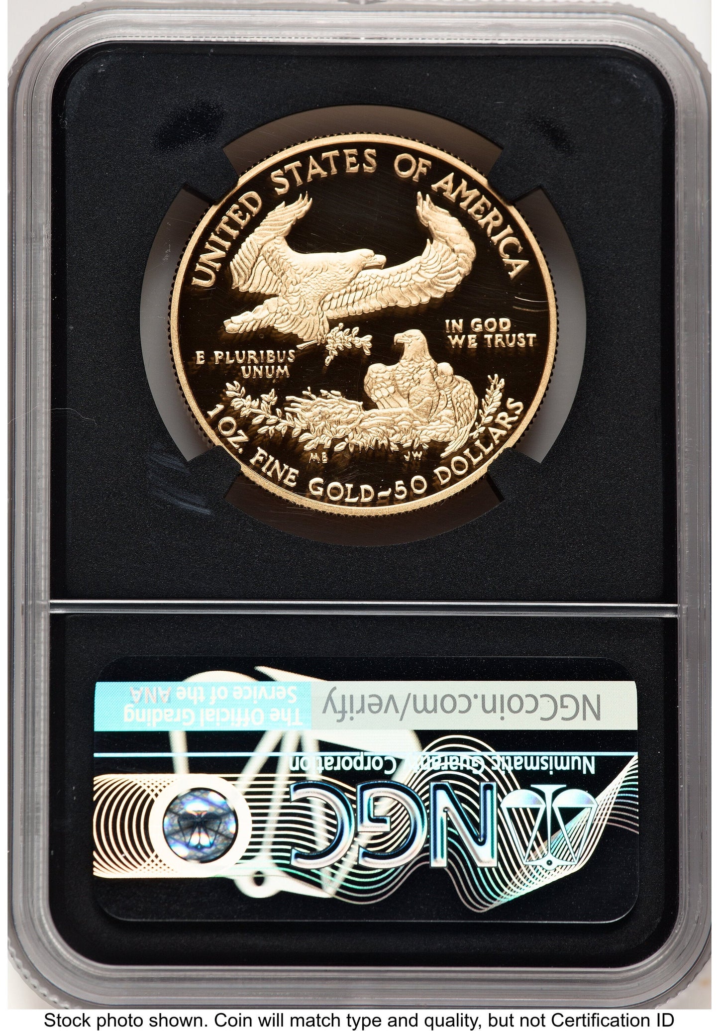 2021-W Type 1 Proof Gold Eagle 1 oz FDI John NGC PF70 Mercanti