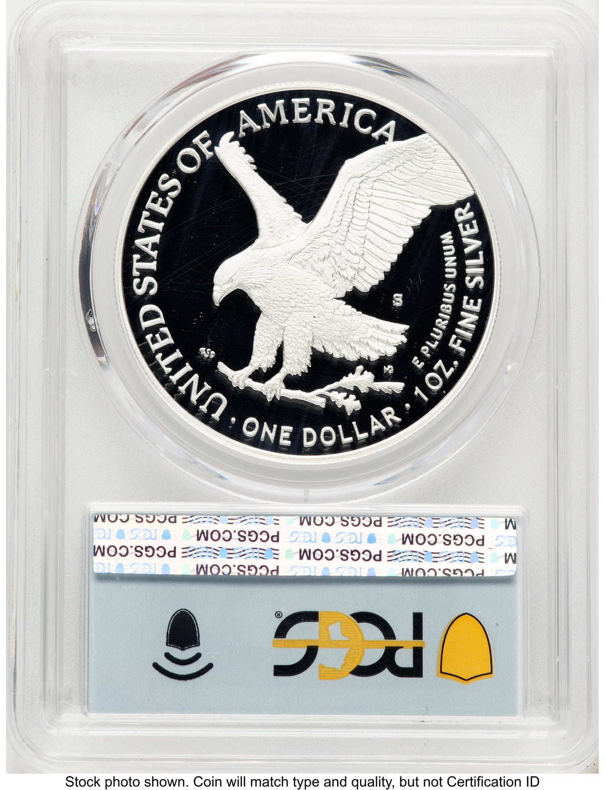 2025-S Proof Silver Eagle 1 oz FDI Flag PCGS PR70