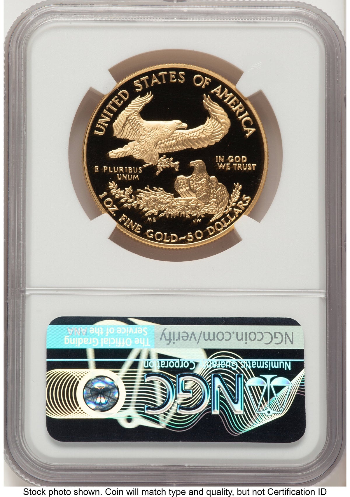 1995-W Proof Gold Eagle 1 oz John NGC PF70 Mercanti
