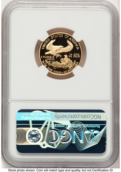 1995-W Proof Gold Eagle 1/4 oz John NGC PF70 Mercanti